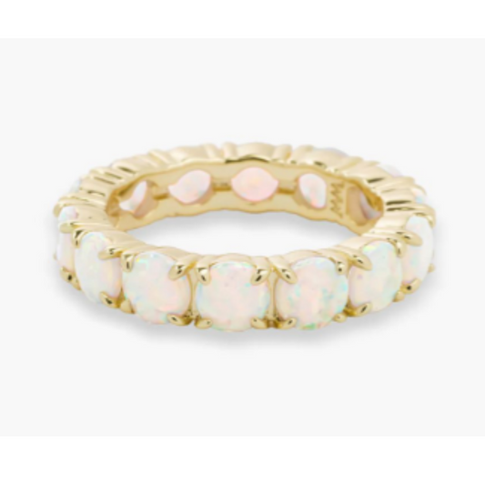 Grand Heiress White Opal Ring