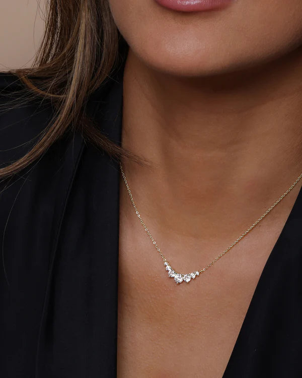 Not Your Basic Multi Stone Pendant Necklace