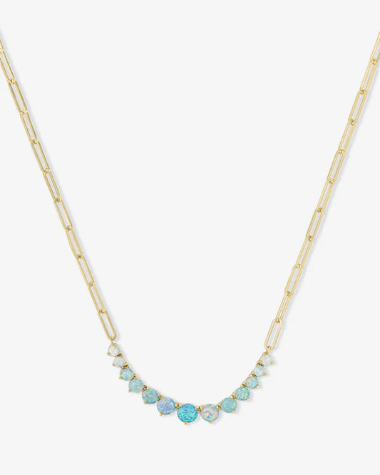 Not Your Basic Graduated Ombre Samantha Tennis Necklace