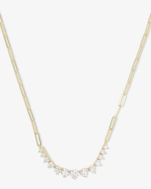 Not Your Basic Graduated Ombre Samantha Tennis Necklace