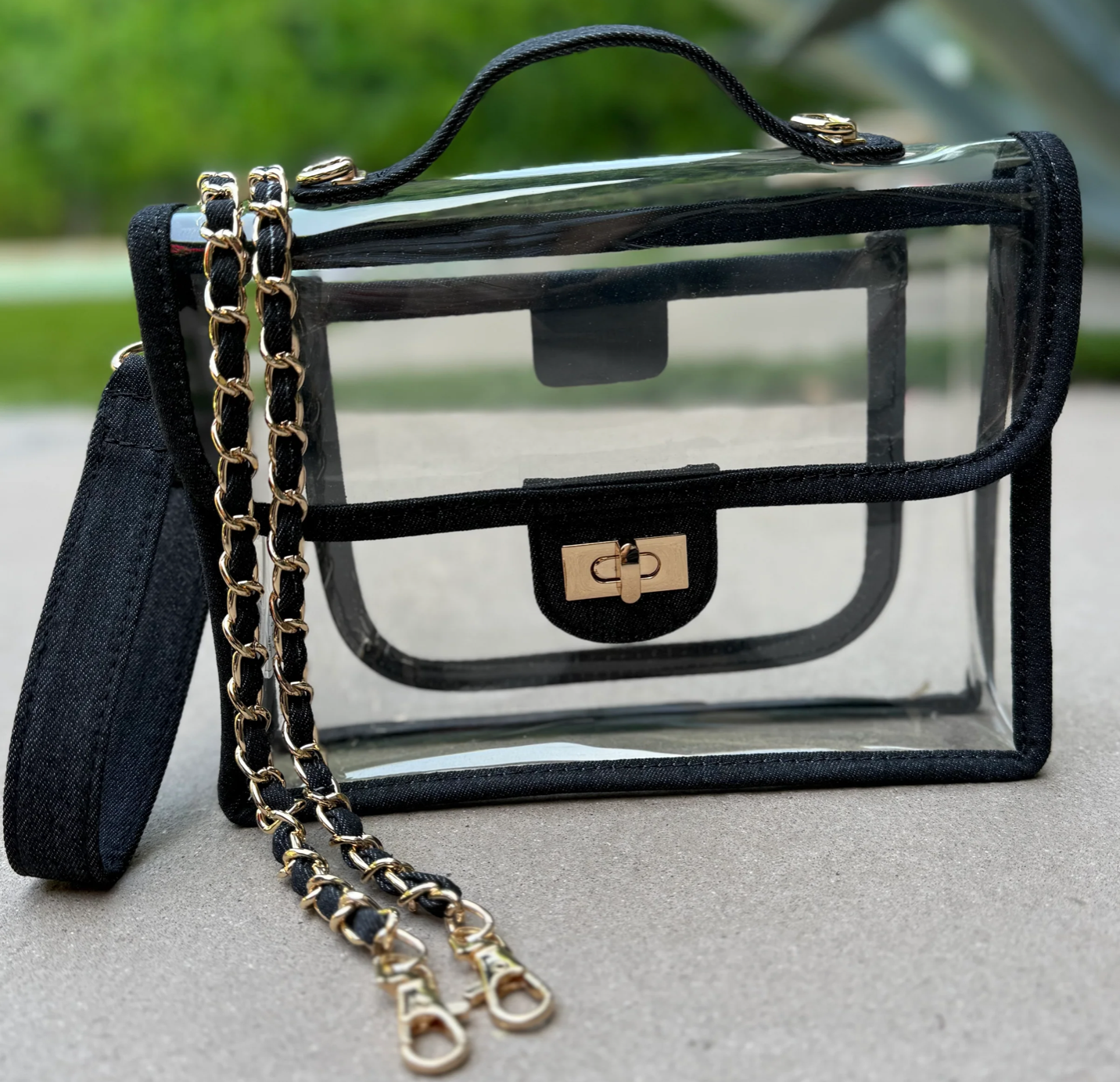 DENIM BEN CROSSBODY BAG