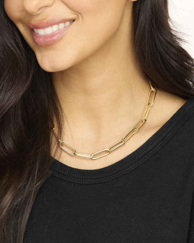 Carrie Chain Necklace Gold