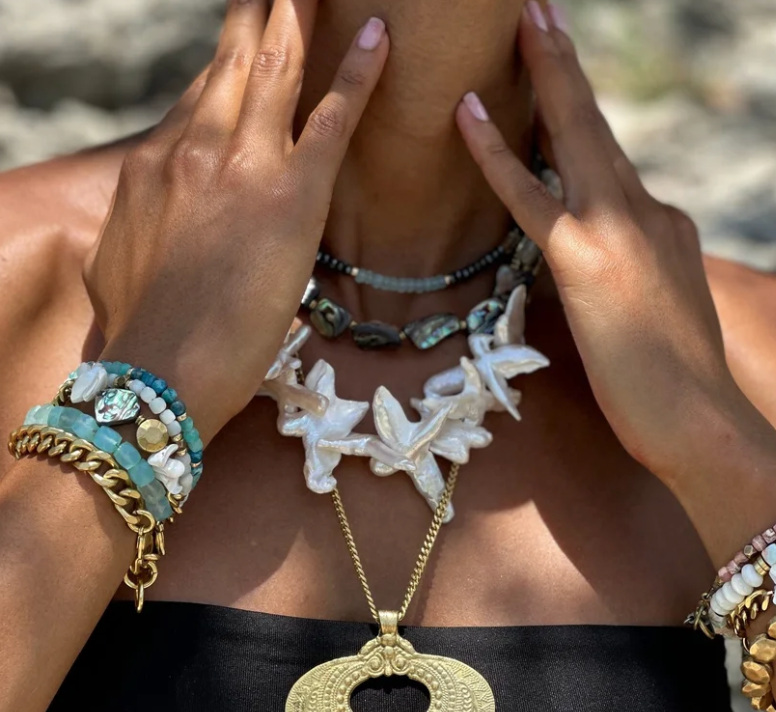 REMIX: ABALONE & SEASHELLS BRACELET