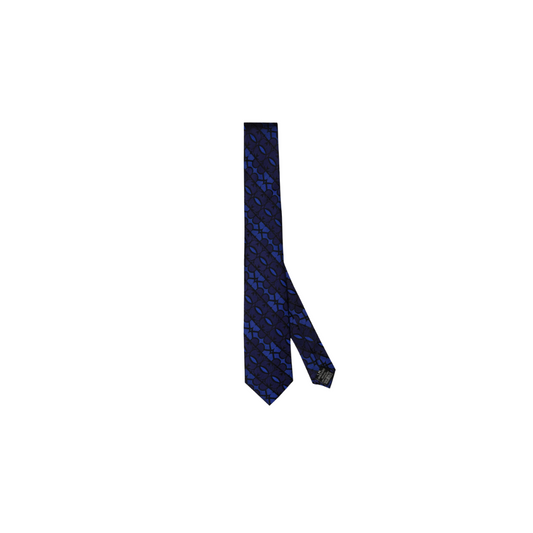 SILK JACQUARD TIE MONOGRAM