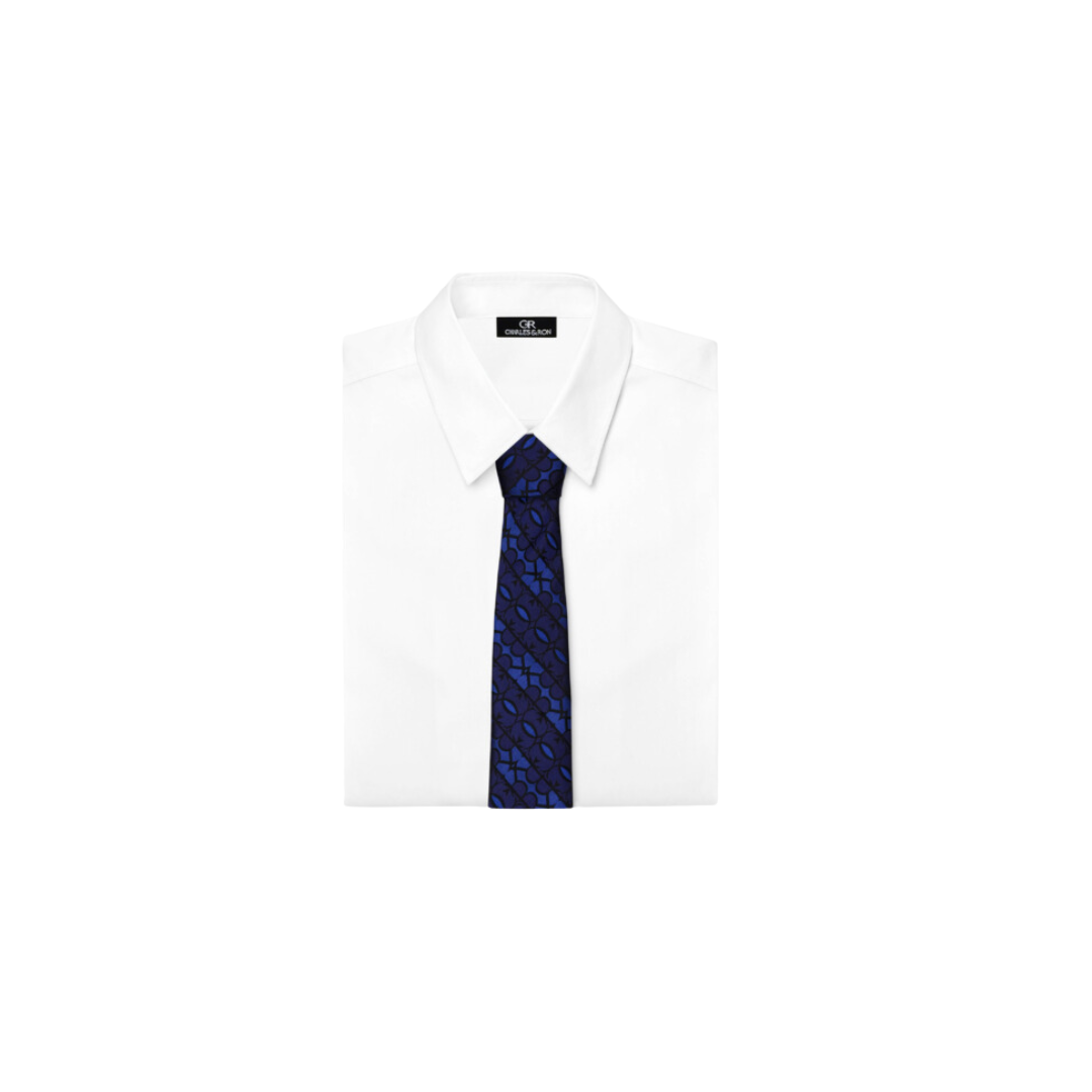 SILK JACQUARD TIE MONOGRAM