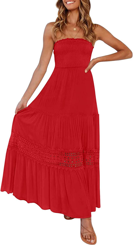 Strapless Maxi Dress