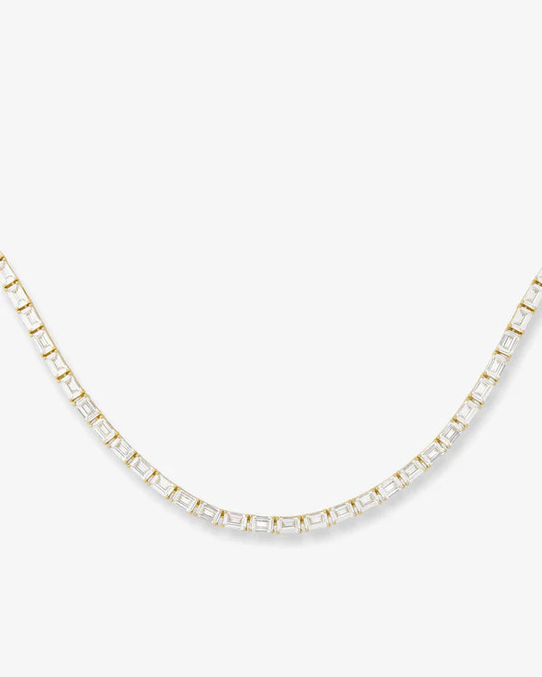 Grand Slam Tennis Choker Gold White Diamondettes