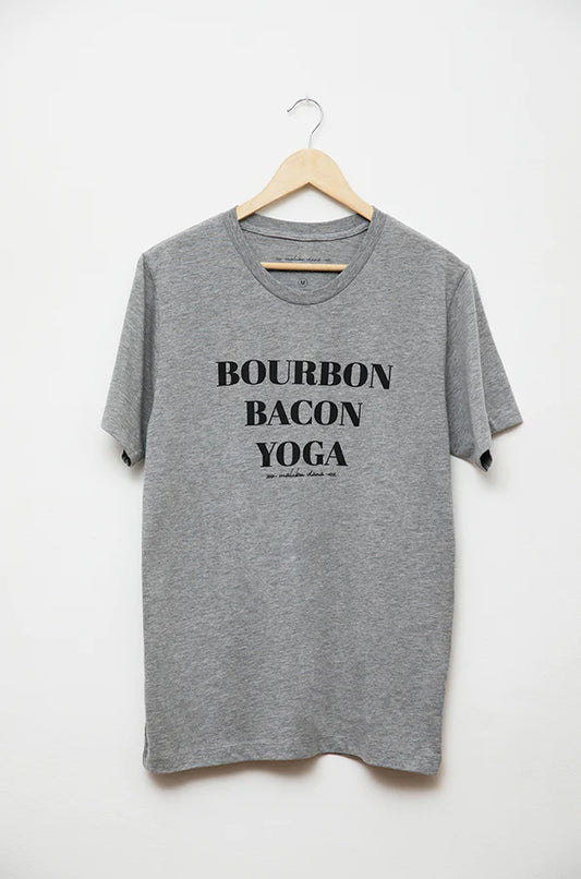 Men's Bourbon Bacon Yoga Tee