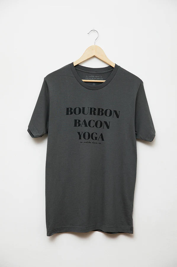 Men's Bourbon Bacon Yoga Tee