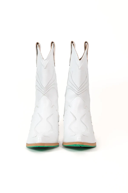 Sofie Vegan Boots White