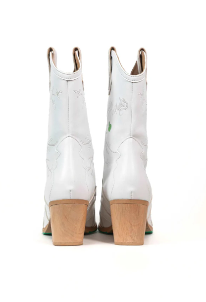 Sofie Vegan Boots White