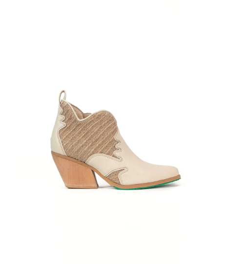 Atlantis Vegan Ankle Boots Beige