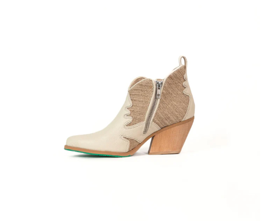 Atlantis Vegan Ankle Boots Beige