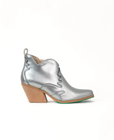 Atlantis Vegan Ankle Boots Silver - Limited Edition