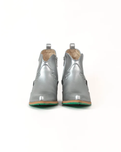 Atlantis Vegan Ankle Boots Silver - Limited Edition