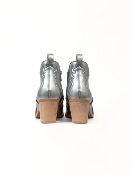 Atlantis Vegan Ankle Boots Silver - Limited Edition