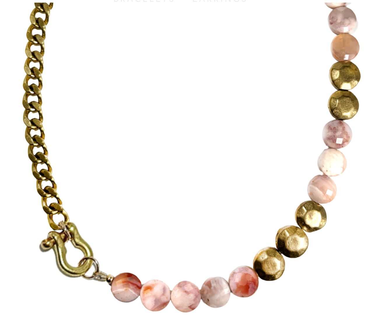 SHACKLE SINGLE: CHERRY BLOSSOM COIN NECKLACE