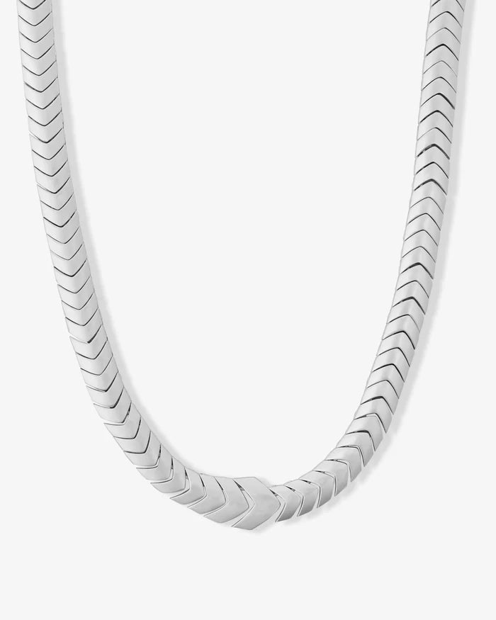 Serpent Herringbone Collar