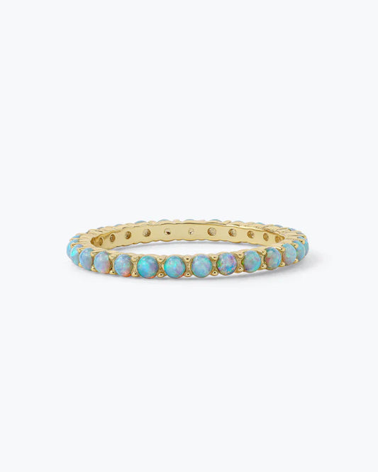 The Micro Heiress Blue Opal Ring