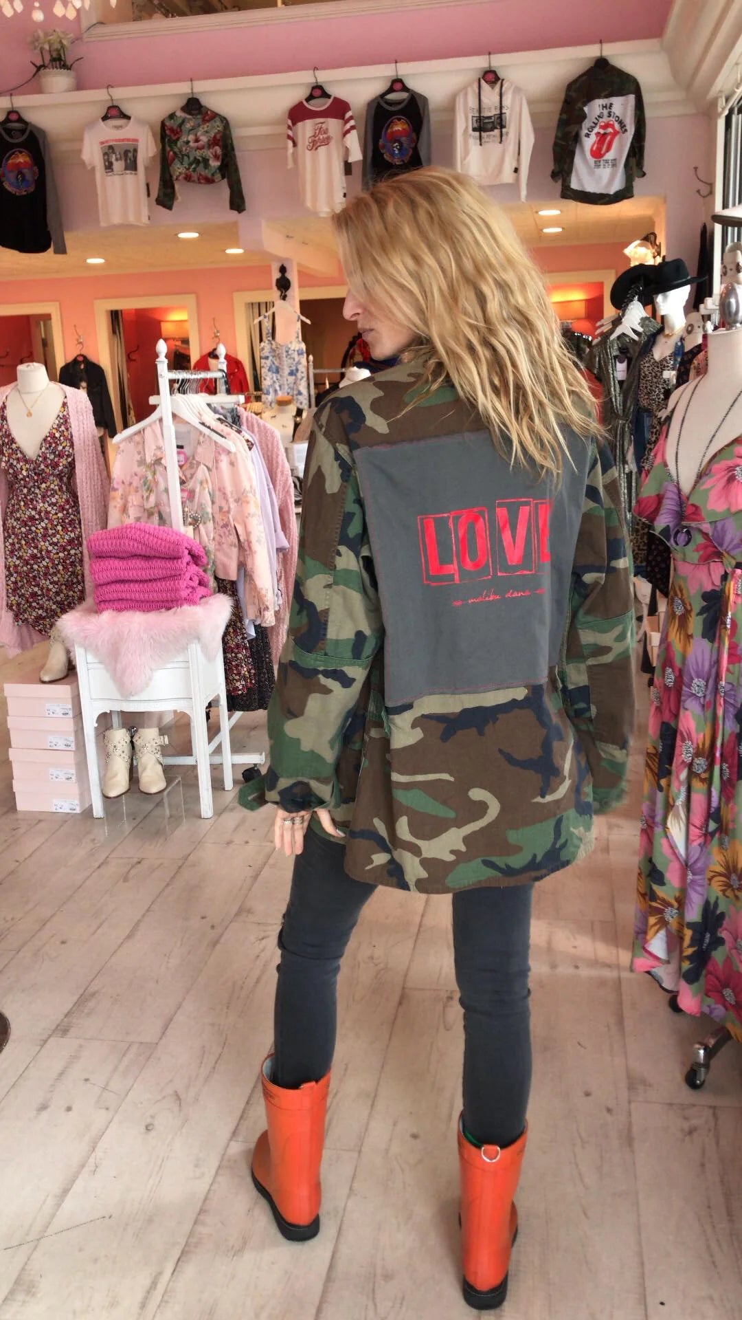 LNG x MD LOVE Camo Jacket