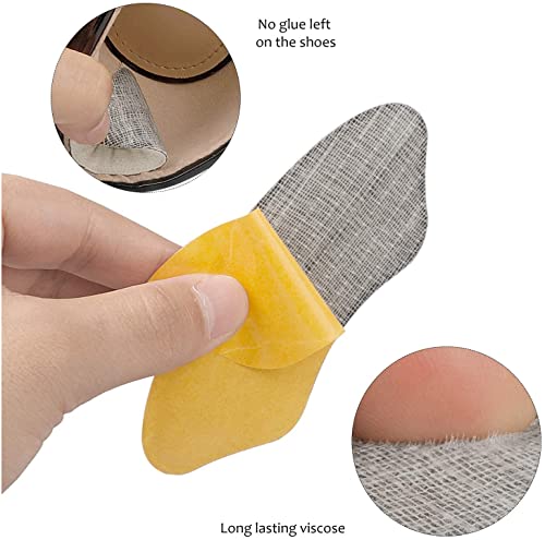 Heel Grips Liner Cushions Inserts, 4 pairs