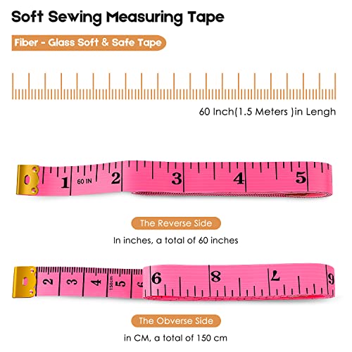 Travel Tape Measuring, 2 Count