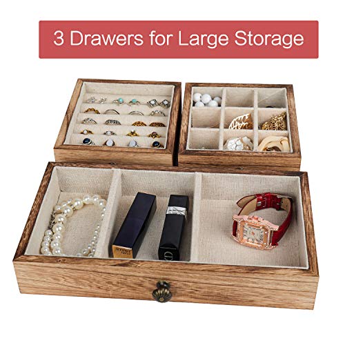 Nordic Style 3-Tier Jewelry and Accessories Organizer with Drawers – My  Tidy Den