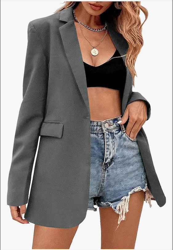 Oversized Blazer, Womens, 5 Colors Available