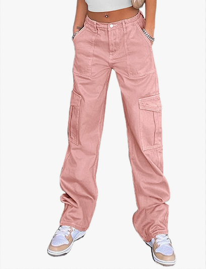 Pink Y2K Cargo Pants